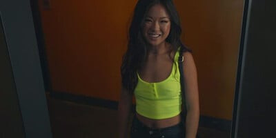 Exotic Asian hottie Lulu Chu jumps on a big boner like a professional