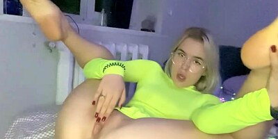 Fingering Pussy In A Nice Bodysuit