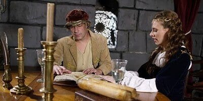 Flexible curly-haired teen Anya Olsen opens her hole for a horny daddy