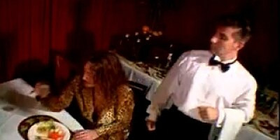 French vintage porn movie with a kitchen theme