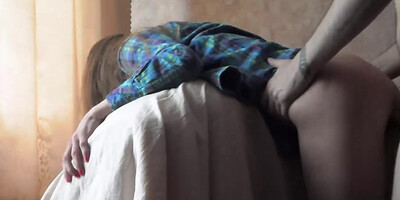 Fucked his girlfriend slut at home in all holes