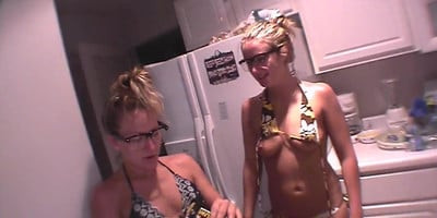 Fun And Cute Party Whores After Day Drinking Back At My Place