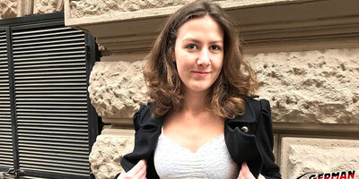 GERMAN SCOUT - College Teenager Alessandra get Hump at Casting