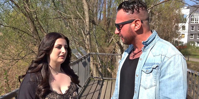 GERMAN SCOUT - Fleshy Young Cutie Elisa Cheat BF and Street Casting