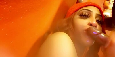 Giving Serious Head In A Closet