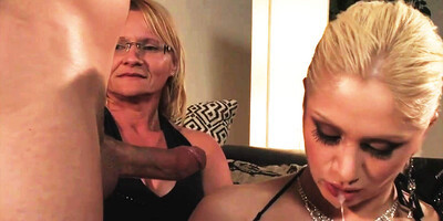 Glamorous Model Gets Massive Mouth Cumshot