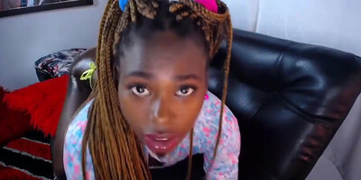 Glossy Ebony Bubble Butt Anal By White Dude