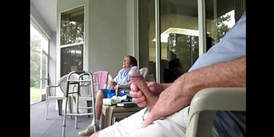 Grandma s peripheral vision is working overtime....