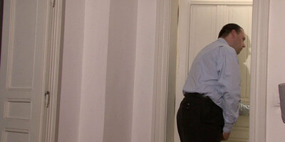 Granpa licking her young pussy before cock riding