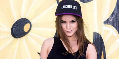 Great-looking brunette Evelina Darling is enjoying intensive dick-riding