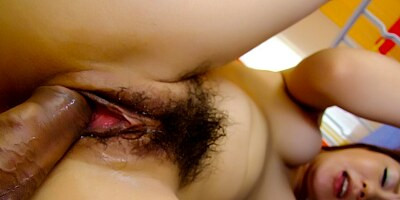 He Cums In Her Tight, Hairy Pussy - NipponHairy