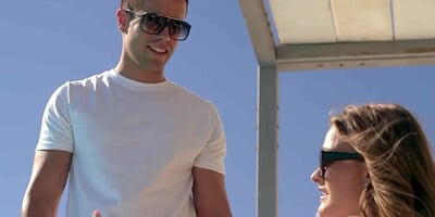 Honour May gets fucked by Alberto Blanco outdoors