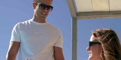 Honour May gets fucked by Alberto Blanco outdoors