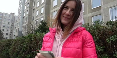 Hot Russian loves taking big dick