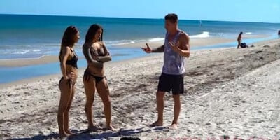 Hot sub girl gets her hands tied behind her back and dominated with a rough sex