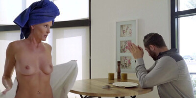 I Fuck my Friends Mom With My Hard Stiff Boner Deep In Her Milf Snatch