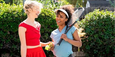 Interracial lesbian session with two angels Demi Sutra and Chloe Cherry