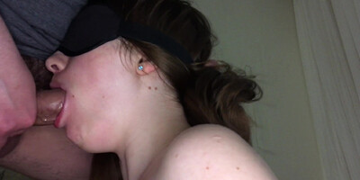 Juicy Sloppy Blowjob Close Up Rough Deep Throat Fuck With Cum On Face