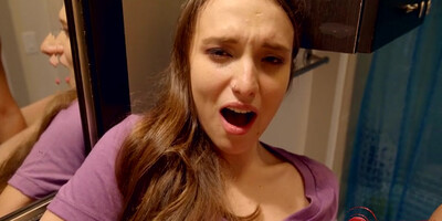 Latin sister point of view and cum load on vagina