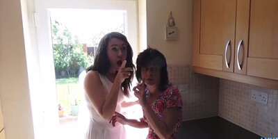 Masked Robber Gets Fucked By Horny Housewife