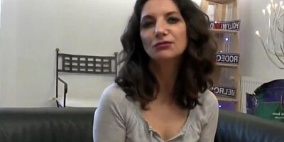 Mature lady is getting fucked in the ass on the couch, in the late afternoon