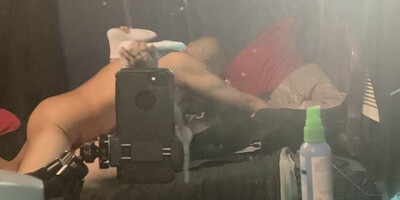 Mature milf with young Latin lover