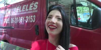 Mia Evans tries to get into the adult modeling business