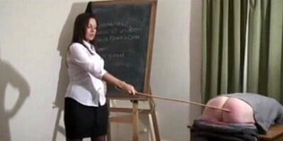 Miss Adams Canes Hard on her first day