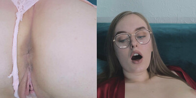 Mom and Daughter Masturbate While Looking at Each other