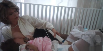 Mommy toys teen roleplay Daughter in diapers