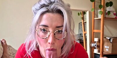 Morning sex, she sucks my dick and riding my dick in reverse cowgirl