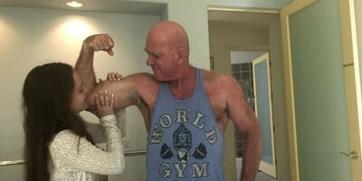 Muscle Daddy Claudio Fucks Young Tight Slut