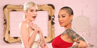 My Neighbor's A Lesbo!? - Honey Gold & Skye Blue