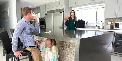 My Petite Step Sister taking Big Cock and Creampie