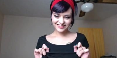 NASTY Cam Girl Deepthroat WHOLE Inch Dildo