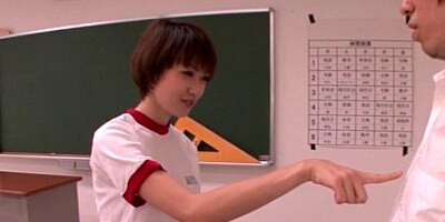 Naughty asian gives hot blowjob to her teacher