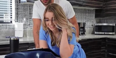 Nurse Codi Vore Is About To Go To Work, But Her Bf Damon Dice...