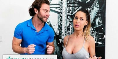 NuruMassage - Famous MILF Takes An Overly Excited Client Hard