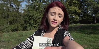 Outdoor sex with naughty barely legal teen Lola Fae