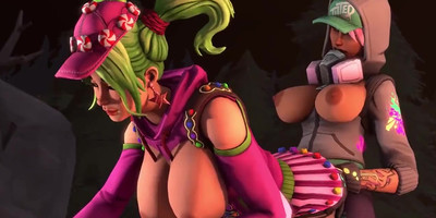 Overwatch and Fortnite babes get doggy-style intimacy