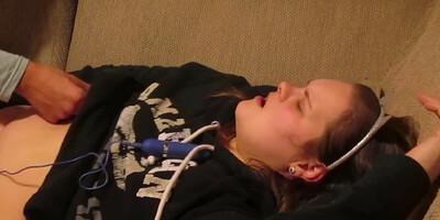 Painful Orgasm, 9 inch Thick Dick Wrecks White Girl's Tight Pussy