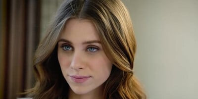 Petite Big-Eyed Hussy Sucks Meaty Glans Before Rough Anal