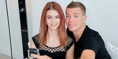 Playful babe rides a hard dick