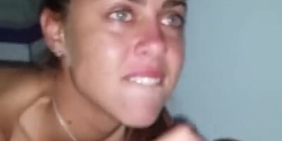 POINT-OF-VIEW-GF Sucks chopper hard in her little secret dark haloween box