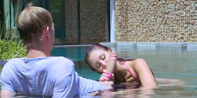 Pornstar In The Pool With Monique Alexander