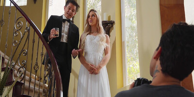 Private Wedding Photo Shoot With Horny Abella Danger Ends Up In A