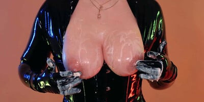 Rubber Fetish Latex Catsuit Arya Grander High Quality Video.