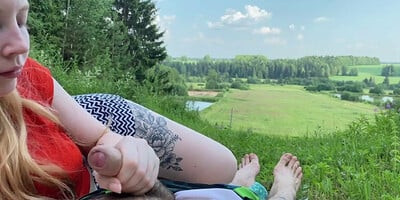 Russian Teens Fuck In Nature