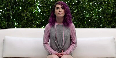 Scarlett is a small titted chick with a tattoo, who likes to get spit- roasted