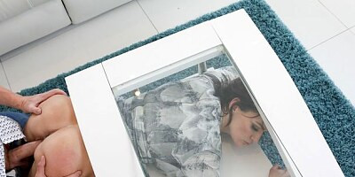 Sensual busty MILF Becky Bandini likes how huge and hard his dick is